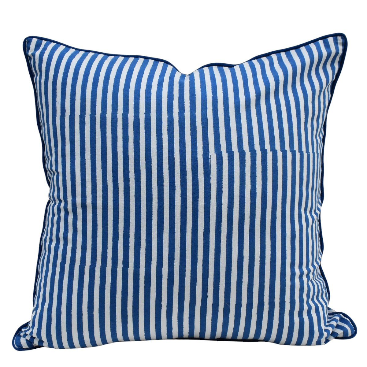 Piping Cushion Cover 50x50 cms Stripes Navy 202519