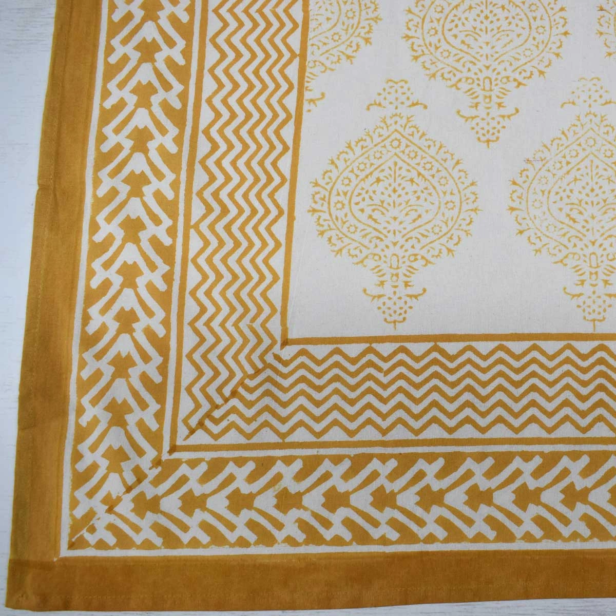 10 Seater Tablecloth 180x270 cms Taj Patti Beige 271024