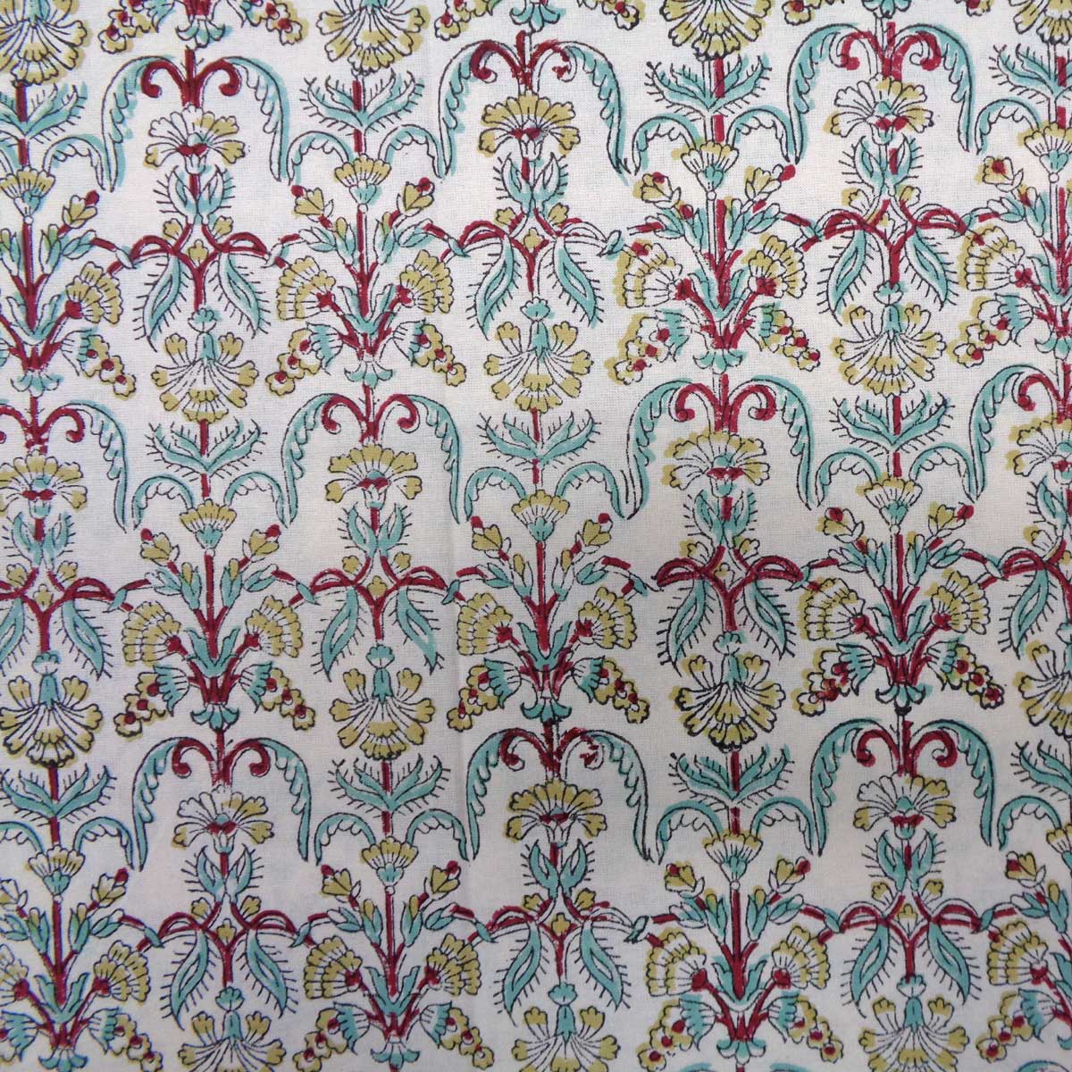 Wood Block Printed Handmade Tablecloth 150x220 cms  100016