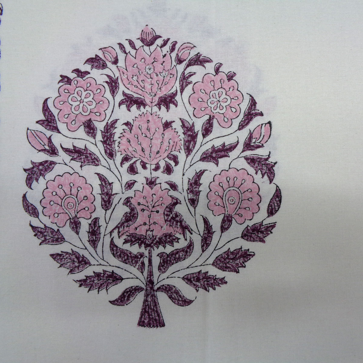 Wood Block Printed Handmade Tablecloth 150x220 cms 900138