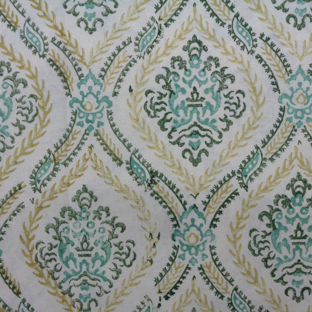 Wood Block Printed Handmade Tablecloth 150x220 cms  909844