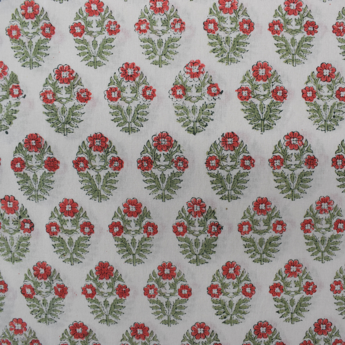 Wood Block Printed Handmade Tablecloth 150x220 cms Boota Georgia 202403