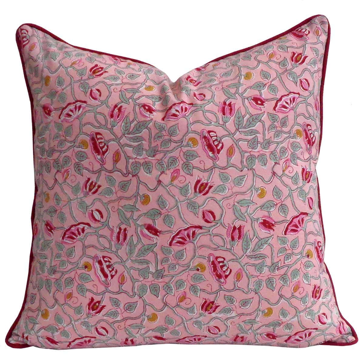 Piping Cushion Cover 50x50 cms Waterlily Pink Gud 906174