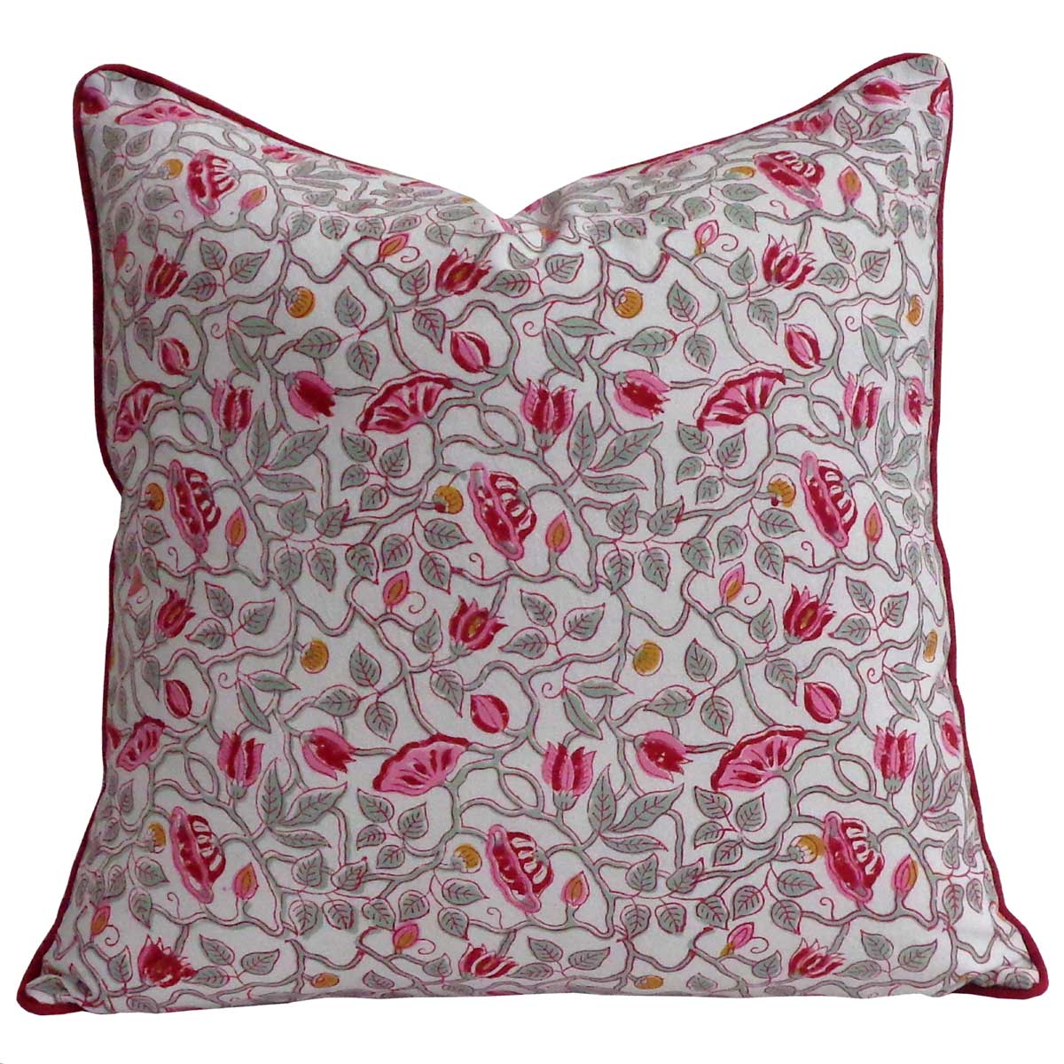 Piping Cushion Cover 50x50 cms Waterlily Pink Open 906172