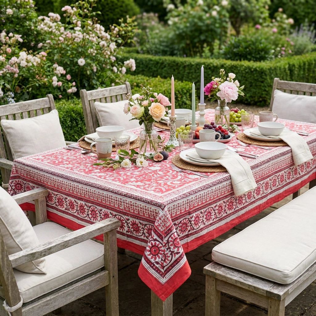 Tablecloth 180x270 cms Wild Flower Christmas 202515
