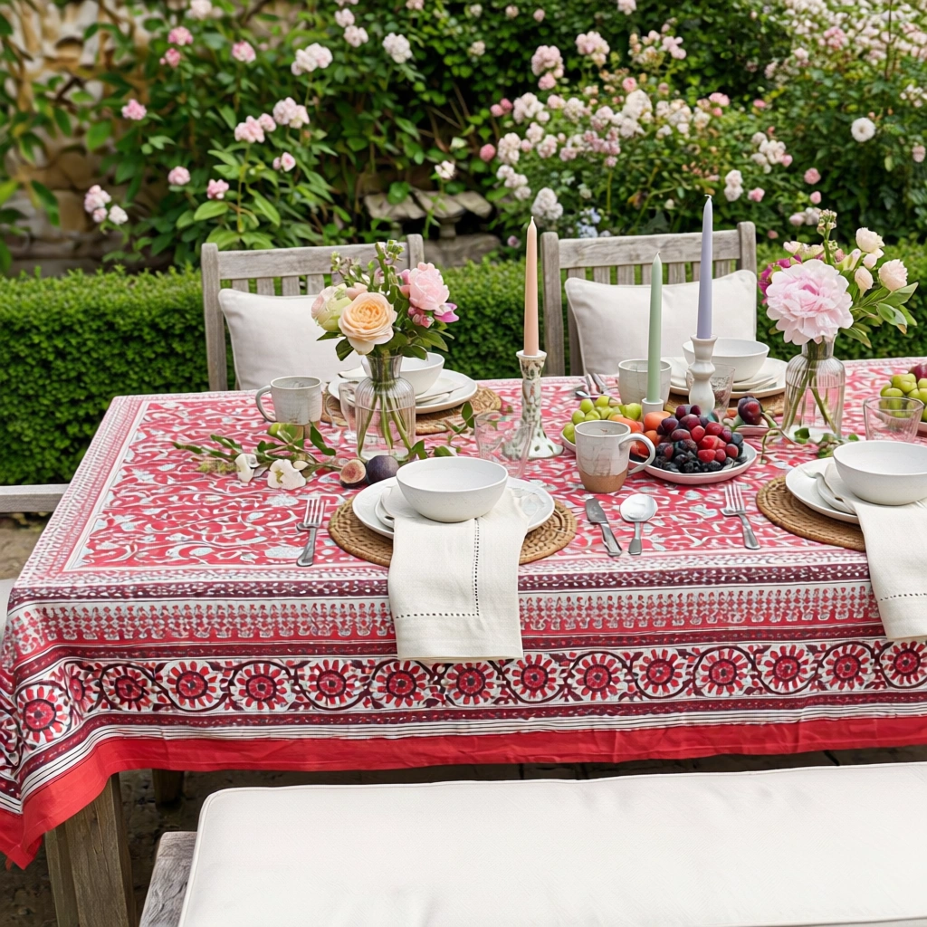 Tablecloth 180x270 cms Wild Flower Christmas 202515
