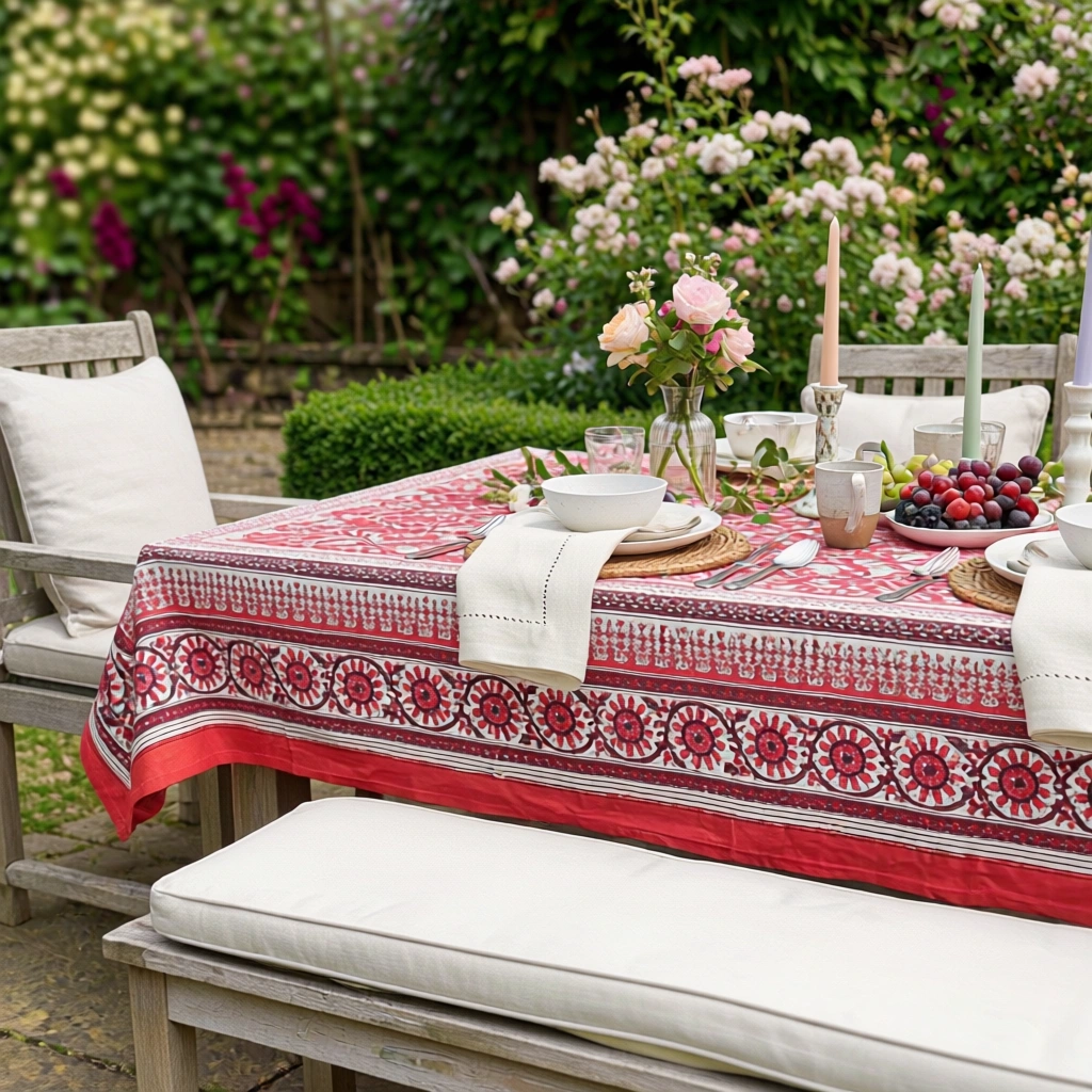 Tablecloth 180x270 cms Wild Flower Christmas 202515
