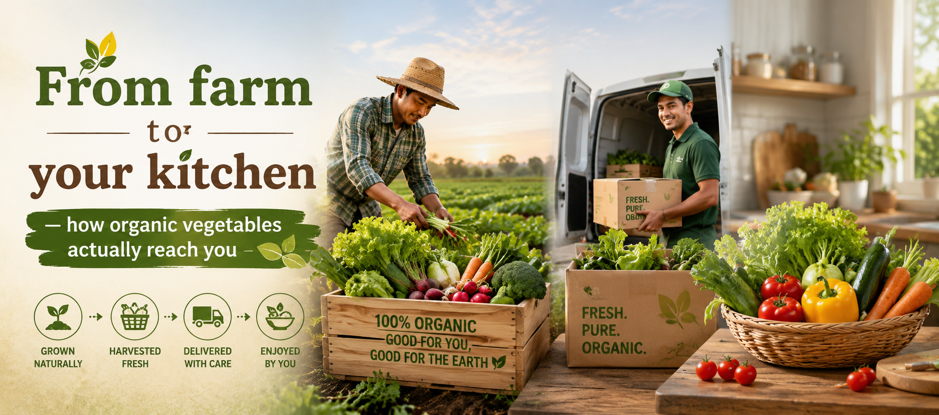 organic vegetable supply chain