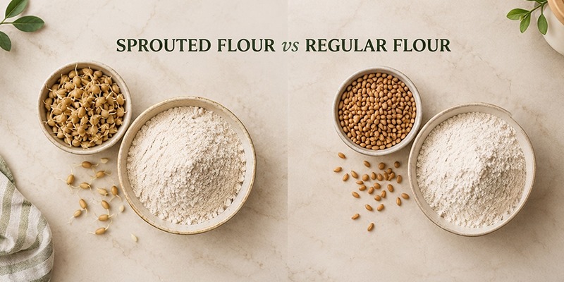Sprouted Flour vs Regular Flour: What's the Difference?