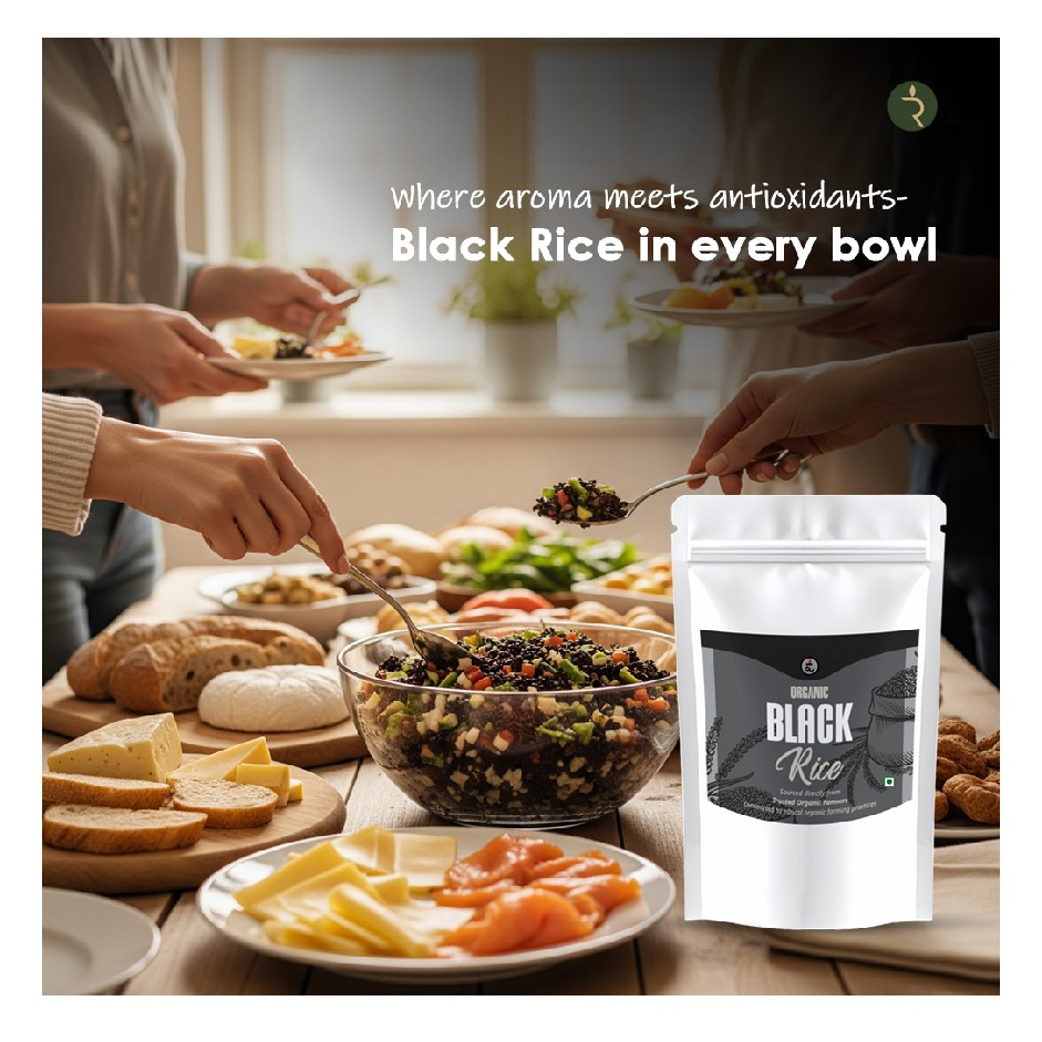 Organic Black Rice 4.5kg -Antioxidant-Rich, High Fibre, Low GI Superfood | Exotic Forbidden Rice for Modern Health