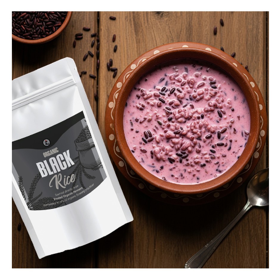 Organic Black Rice 9 kg - Antioxidant-Rich, High Fibre, Low GI Superfood | Exotic Forbidden Rice for Modern Health