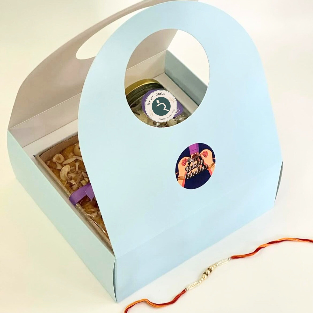 Gift Hamper Cake Cookies & Rakhi