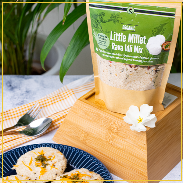 Organic Little Millet Rava Idli Mix 250gm