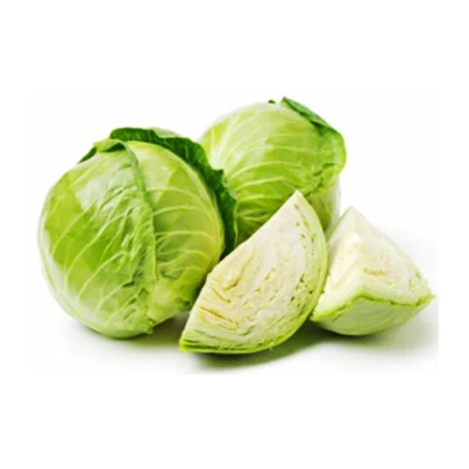 Cabbage Green 1kg - Organically Grown | Buy Online in Delhi NCR | Rootz Organics