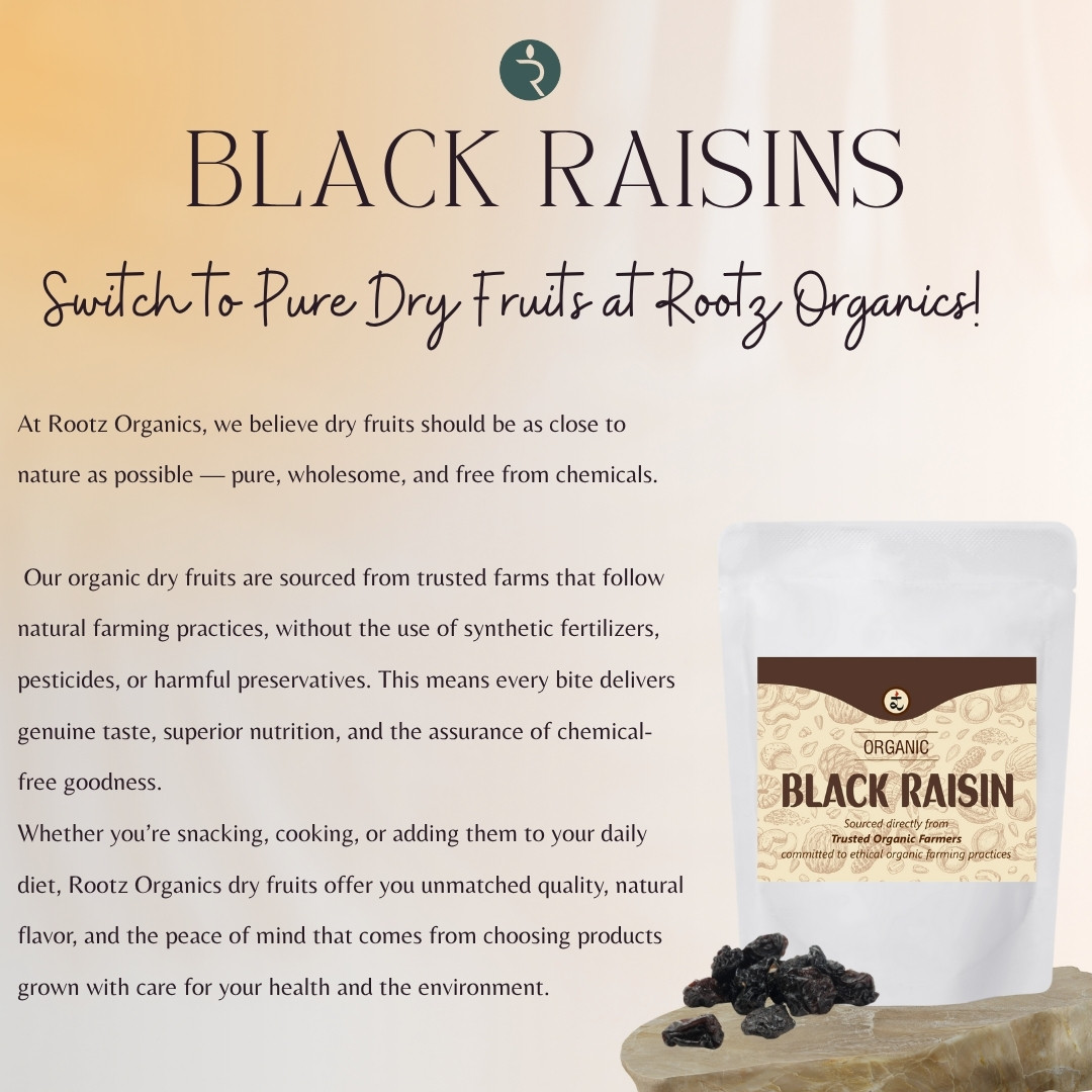 Organic Raisin Black   100gm