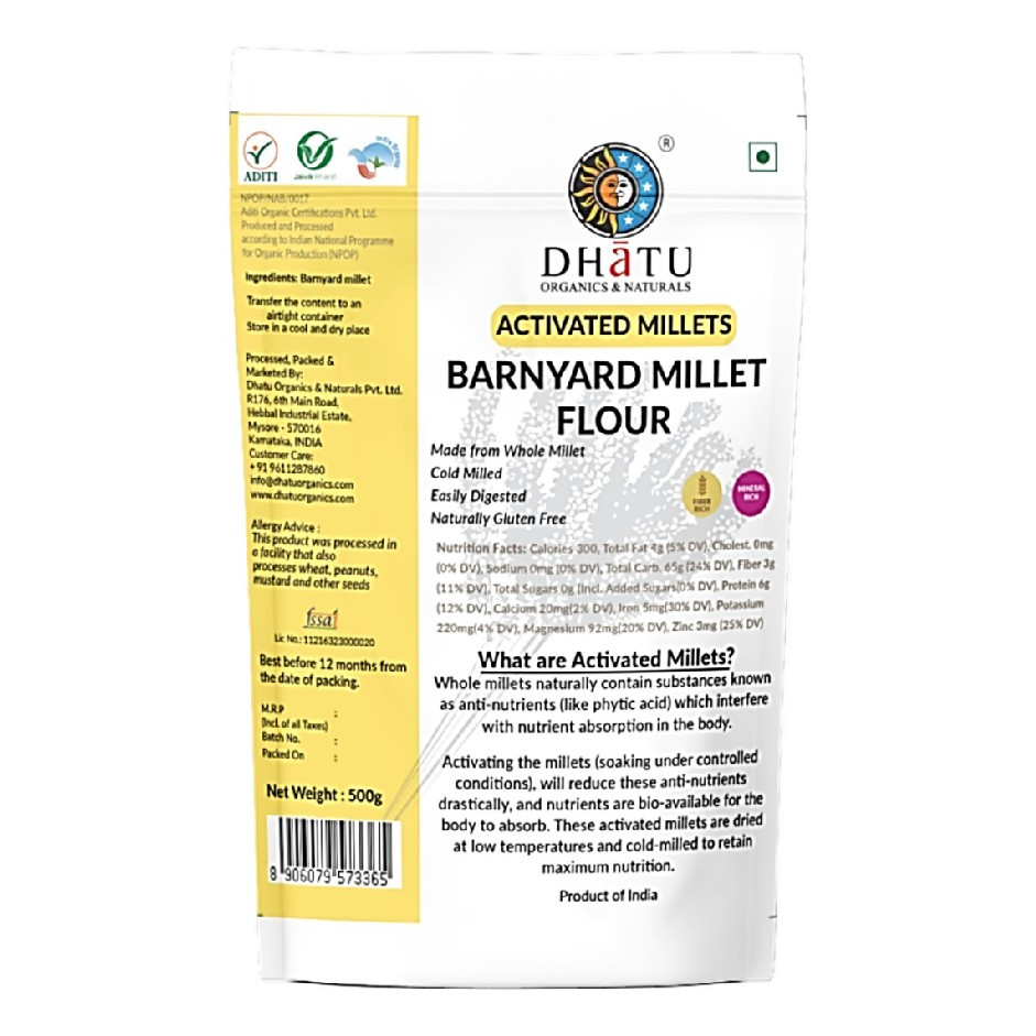 Activated Barnyard Millet Flour 500g