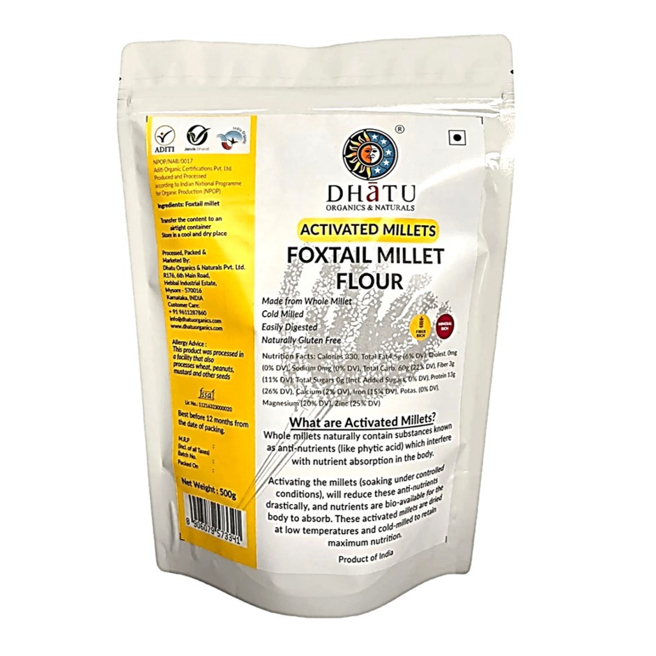 Activated Foxtail Millet Flour 500g