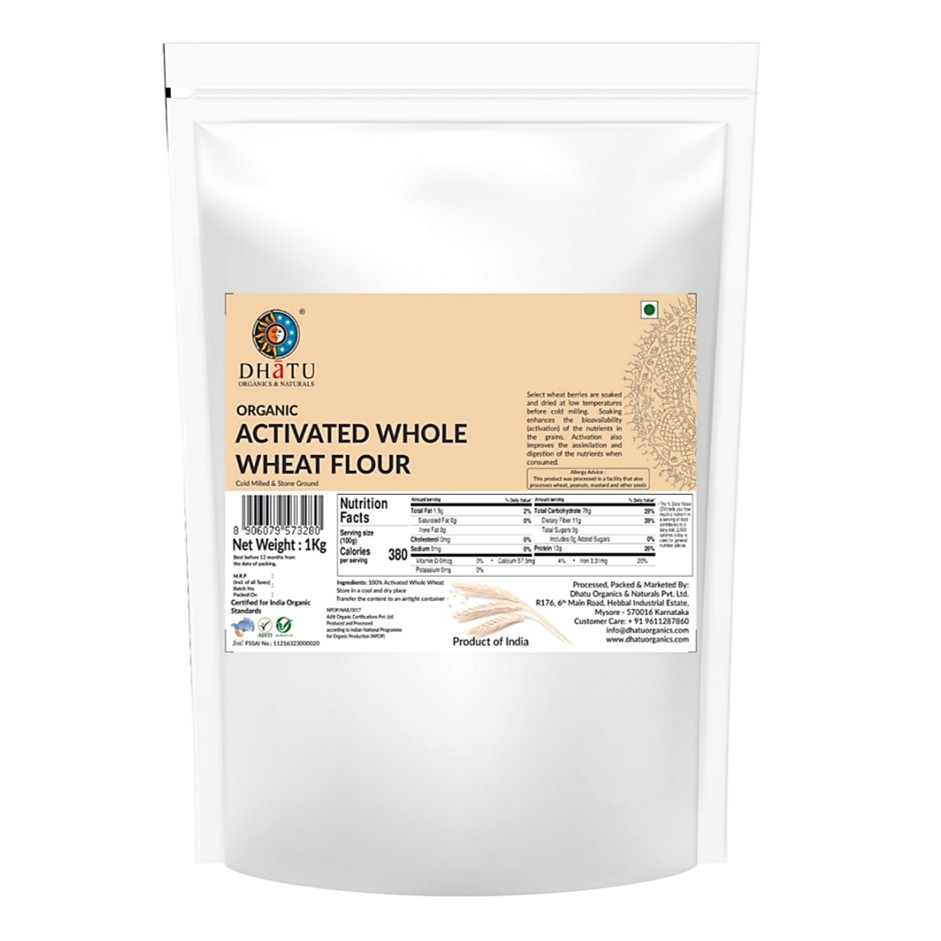 Activated Whole Wheat Flour 1kg