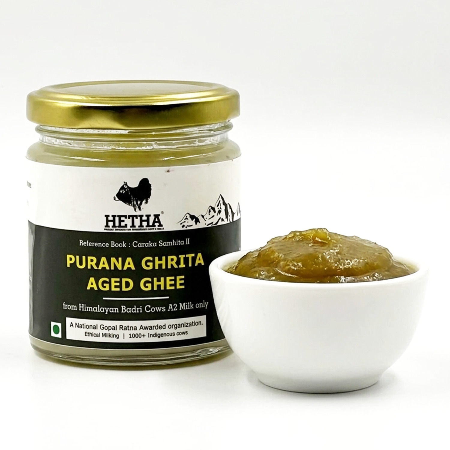 Old or Aged Ghee / Purana Ghrita of Himalayan Badri Cow 250ml