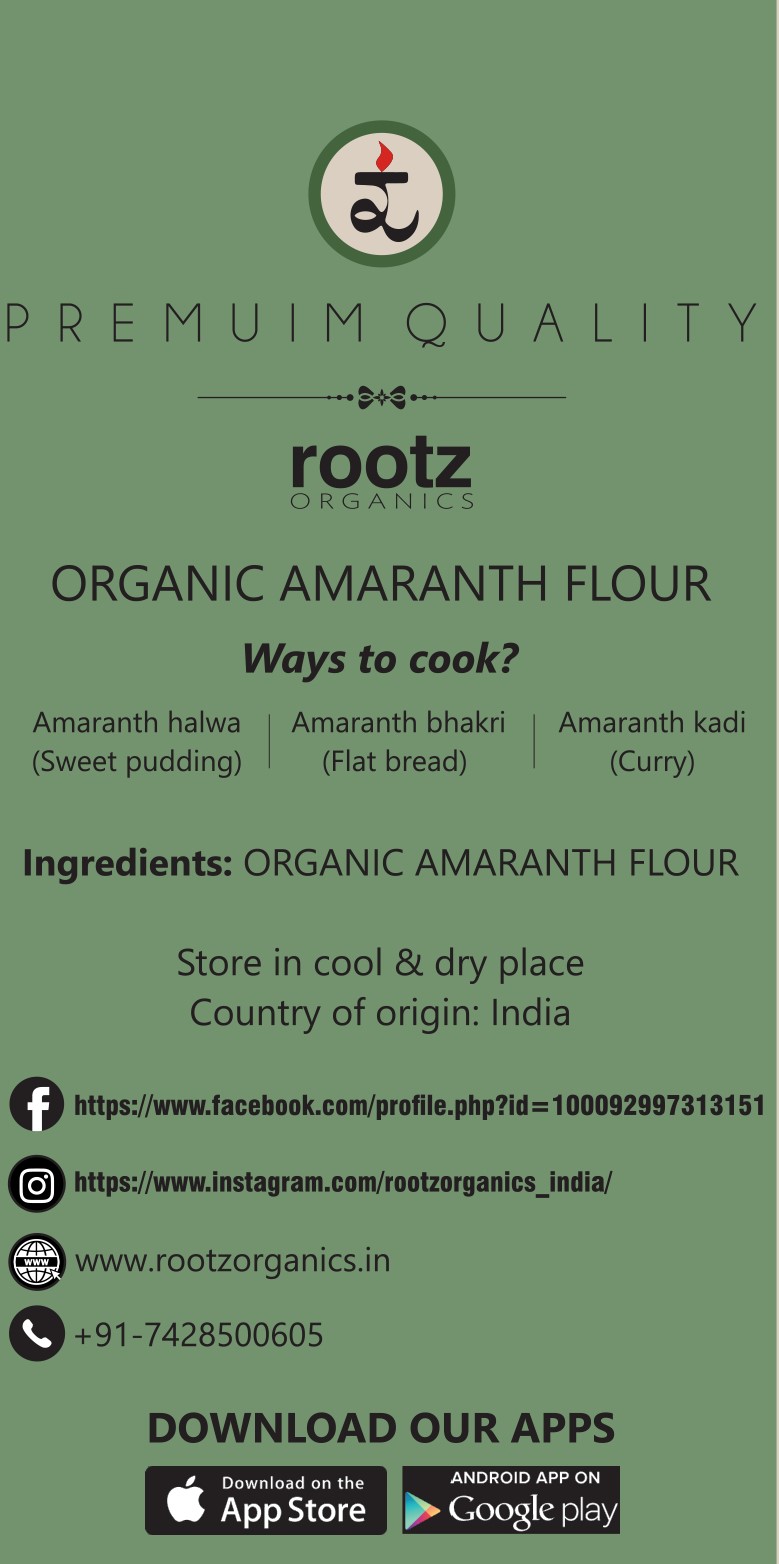 Organic Amaranth Flour / Rajgira Atta 500g