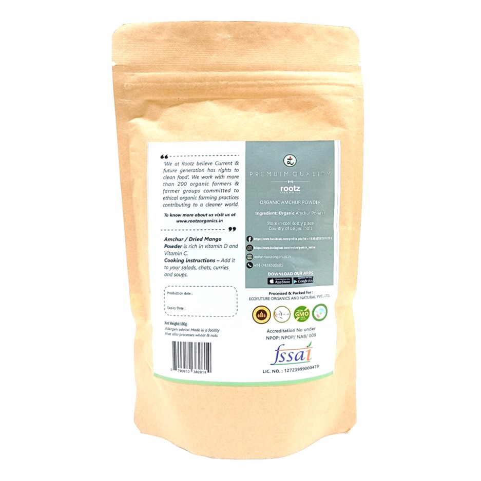 Organic Amchur Powder (Dry Mango Powder) 100gm