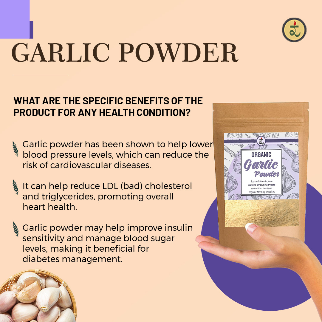 Organic Garlic Powder 100gm