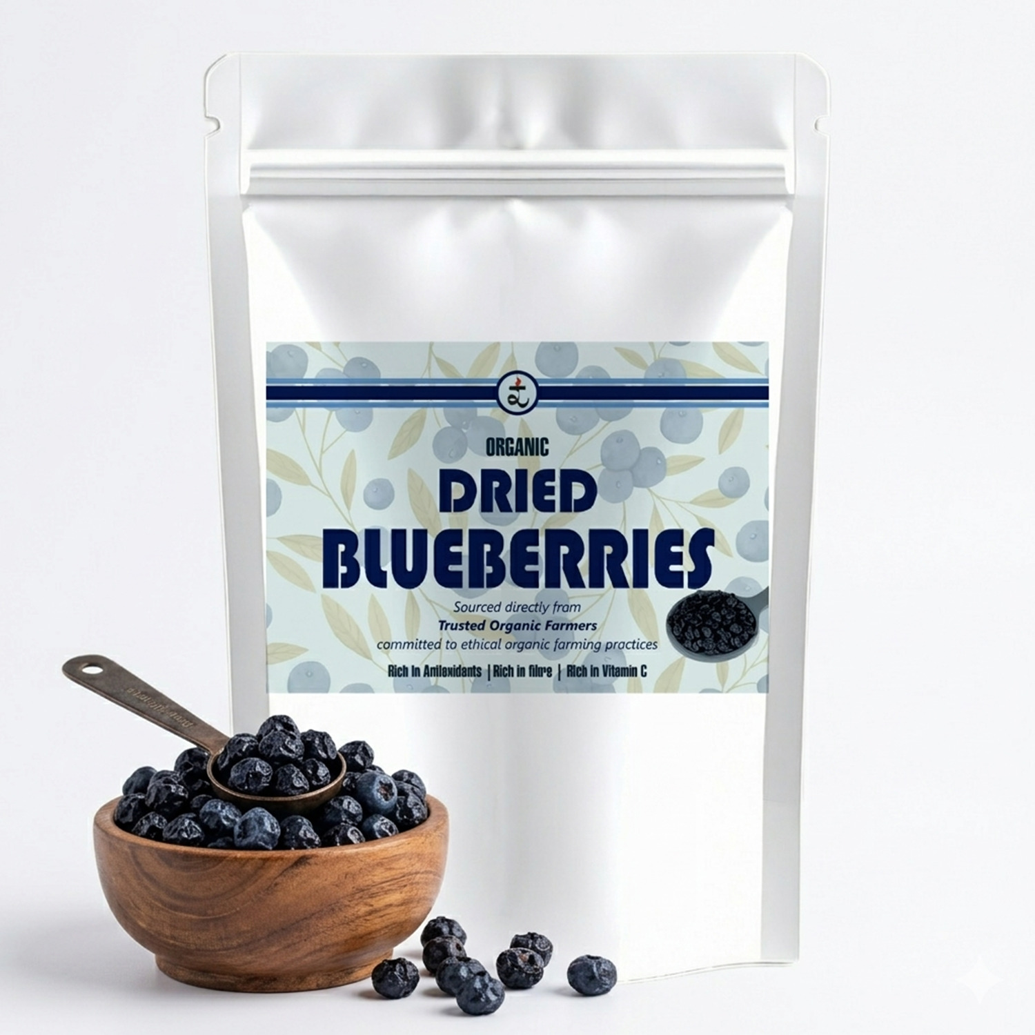 Organic Dried BlueBerries 250g