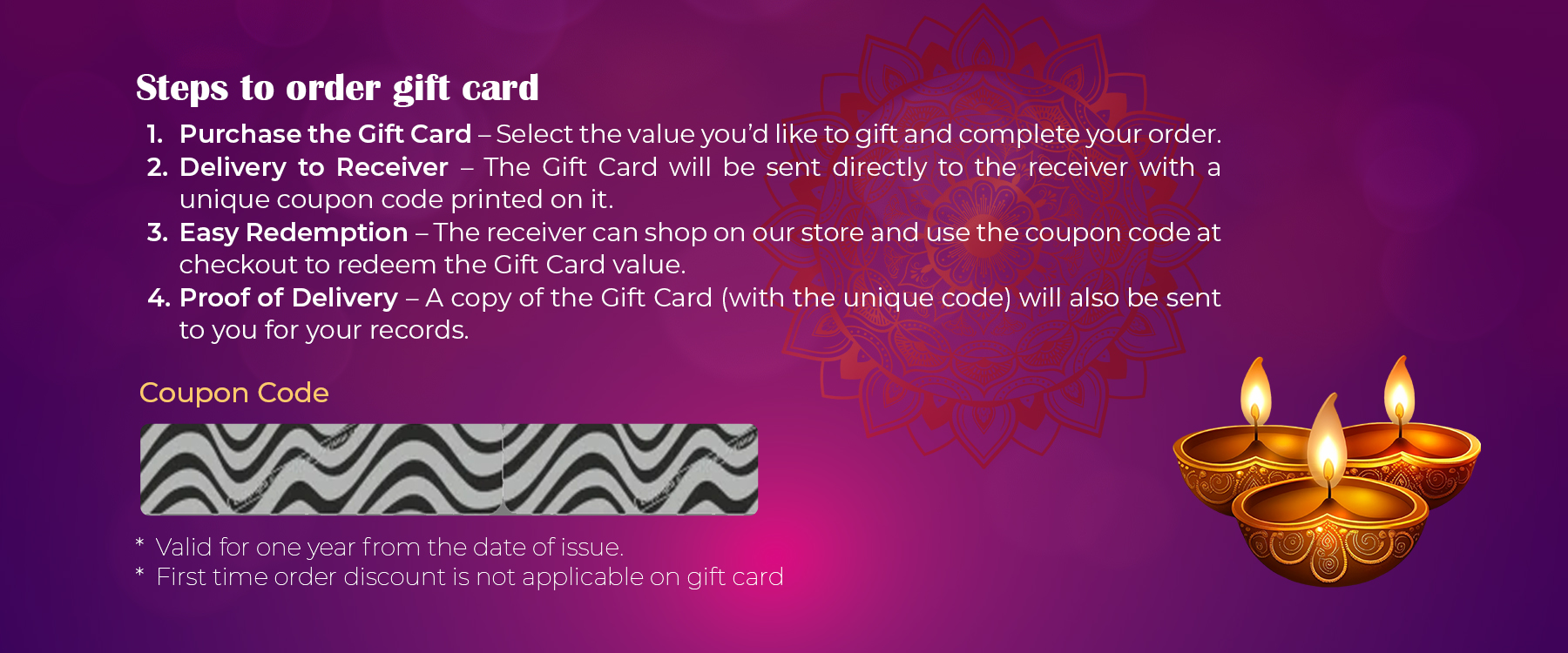 Rootz Organics Diwali Wellness Gift Card – Gift Conscious Living & Self-Care - Gift a sustainable lifestyle