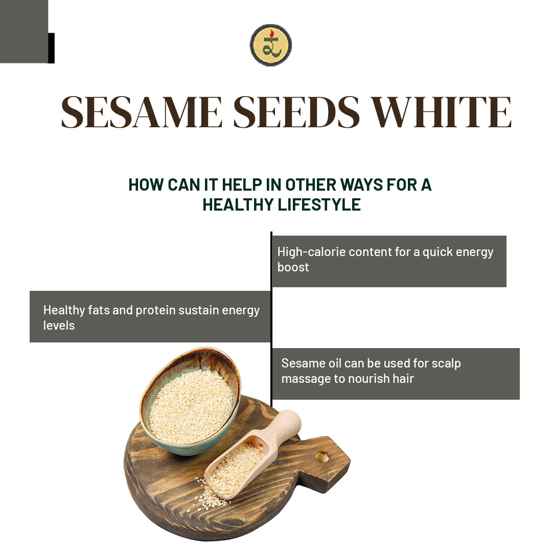 Organic Sesame Seeds White 250g