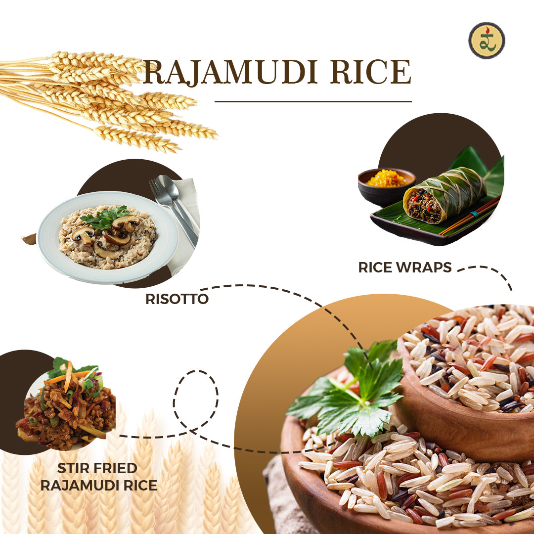 Rajamudi Rice 900g - Rustic, Unpolished, Fibre-Rich Rice for Constipation Relief & Better Gut Health