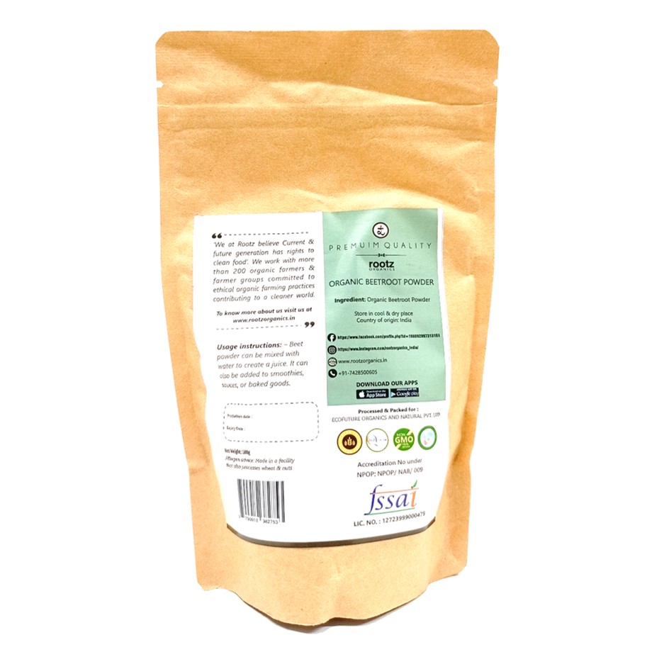 Organic Beetroot Powder 100g
