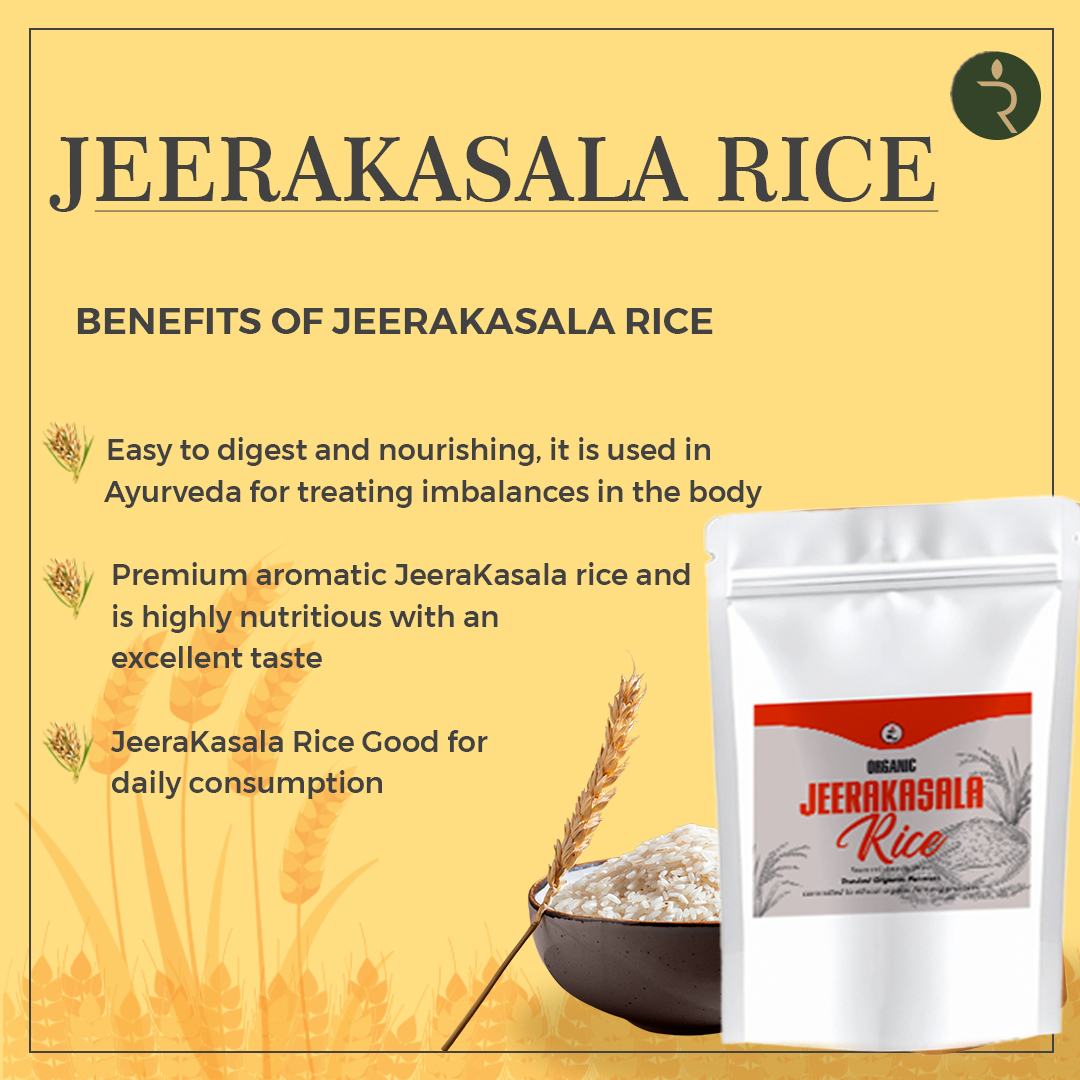 Organic Jeerakasala Rice 1.8KG
