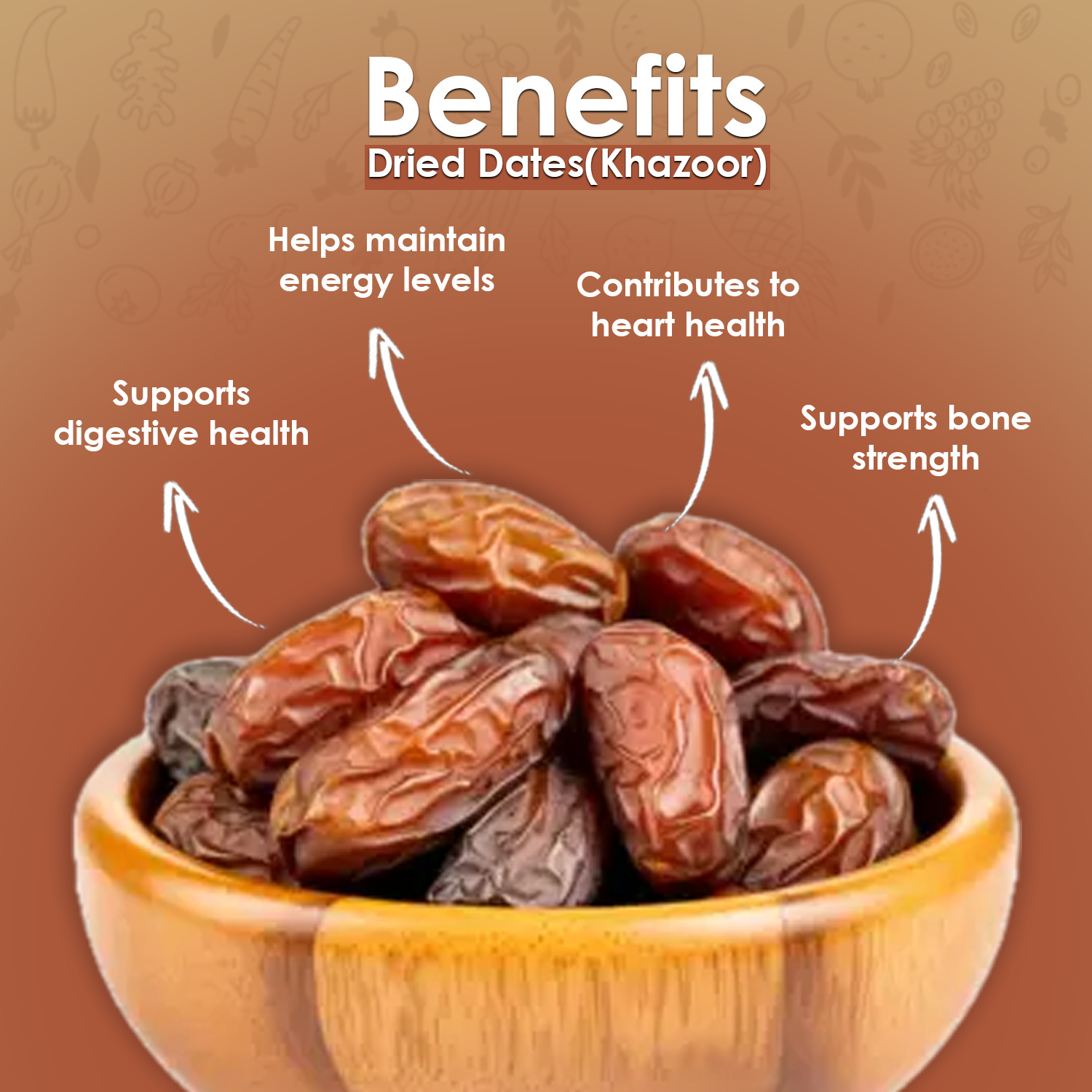 Dried Dates(Khazoor) 500gmHandpicked Natural Dates from Trusted Farms | Fresh & Chemical-Free |Semi-soft