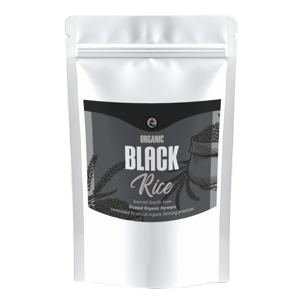 Organic Black Rice 900g -Antioxidant-Rich, High Fibre, Low GI Superfood | Exotic Forbidden Rice for Modern Health