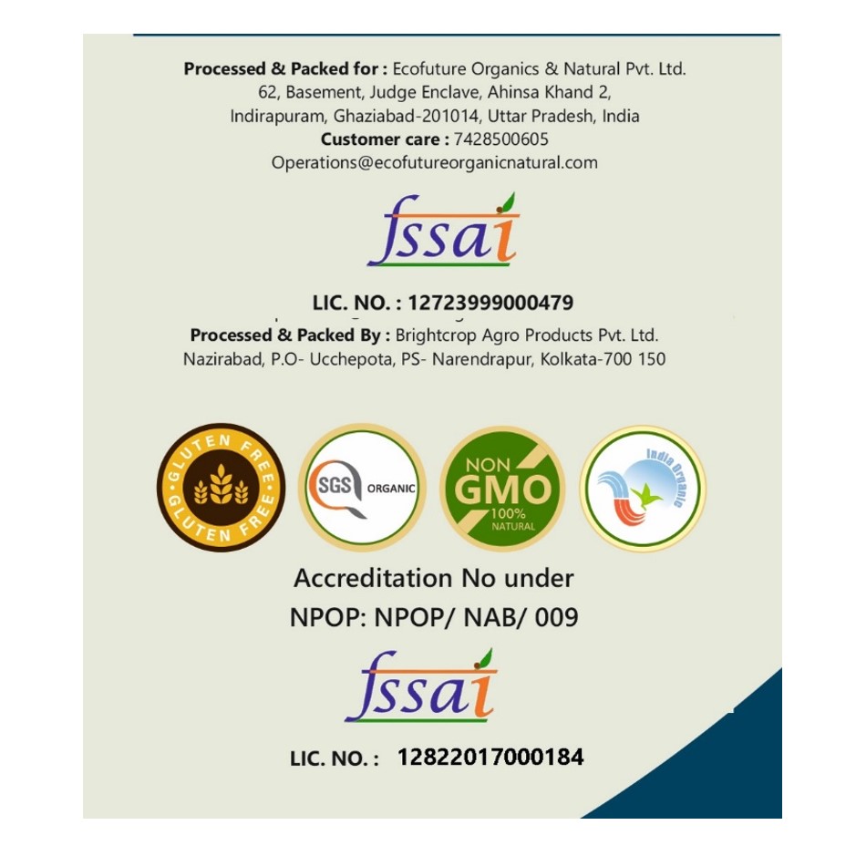 Organic Dried White Peas ( Matar ) 500gm