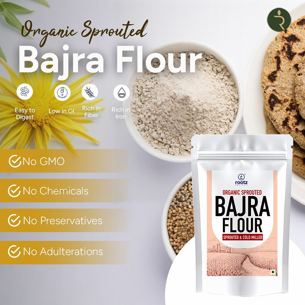 Organic Sprouted Bajra Flour 900G