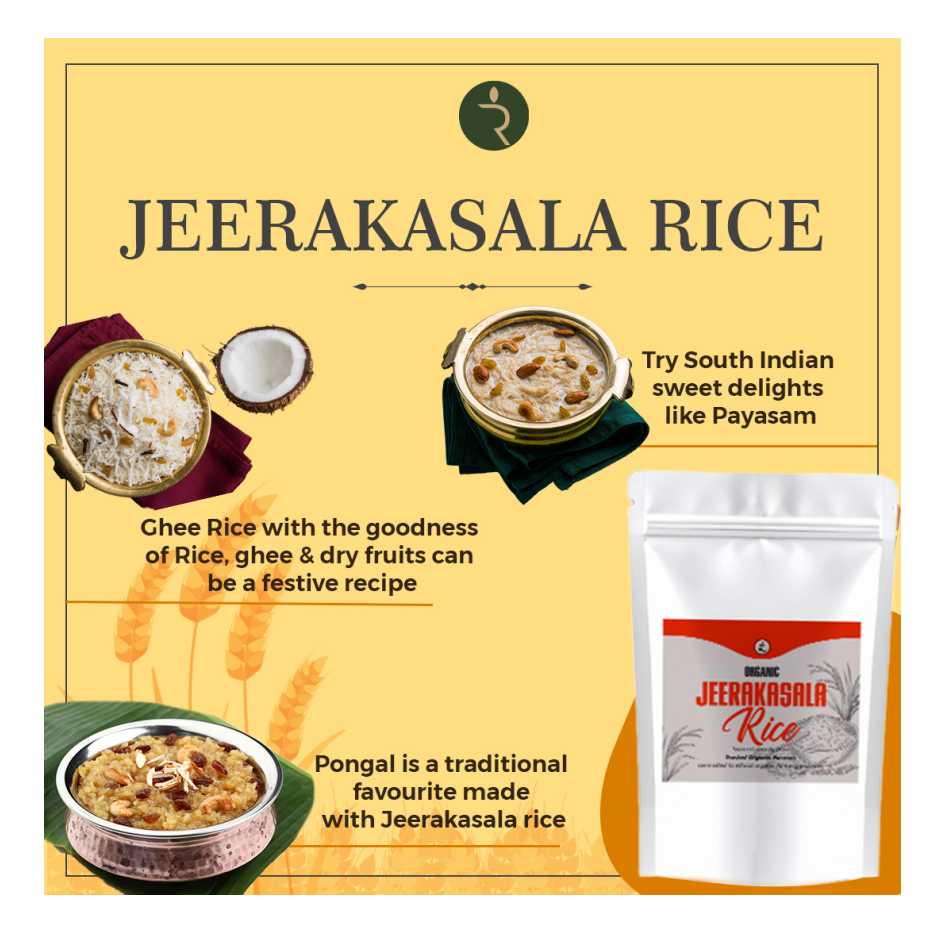 Organic Jeerakasala Rice 18kg