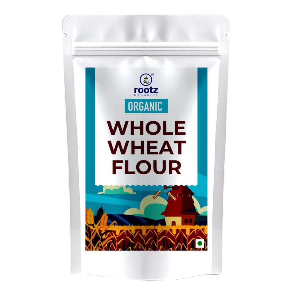 Organic Chakki Atta (Whole wheat Flour) 900G