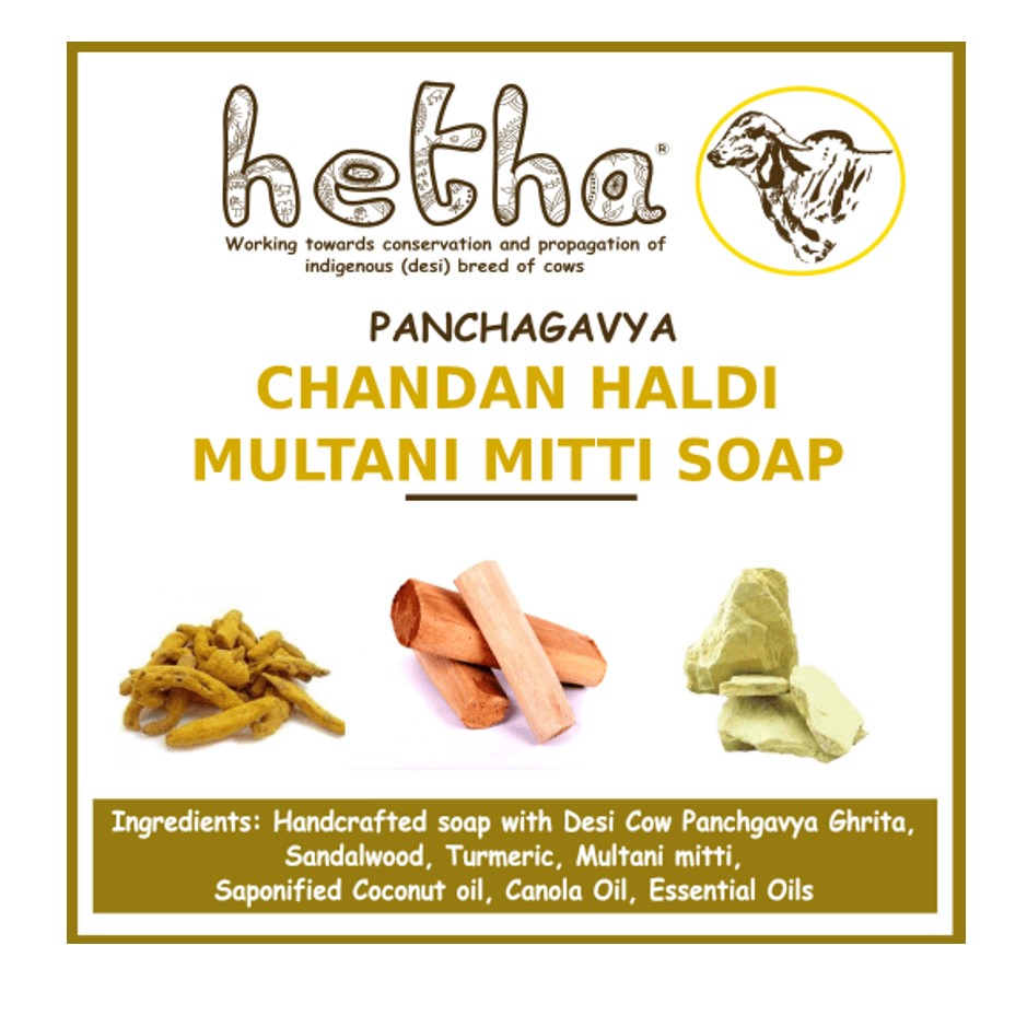 Ghee Sandalwood Rose Saffron Soap 100gm (Pack of 2)