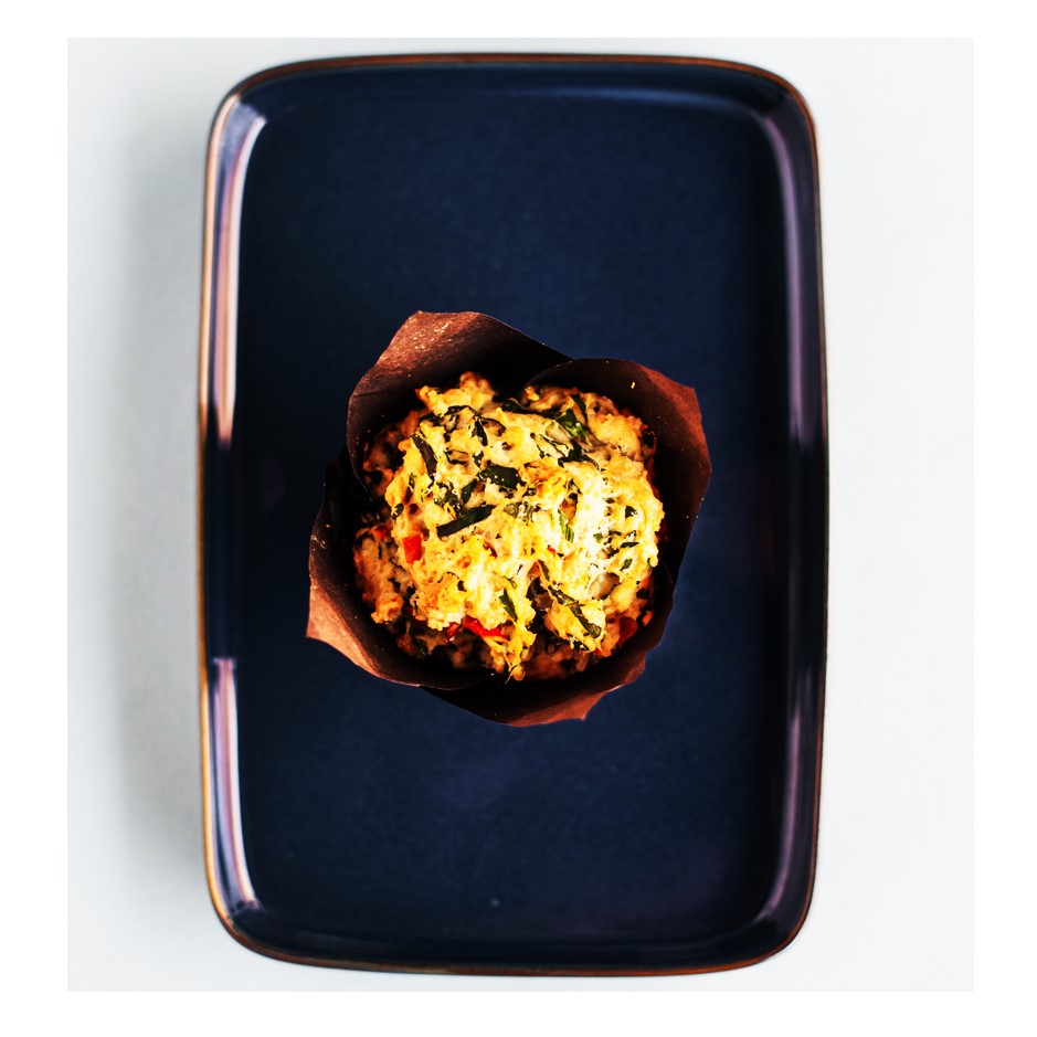 Spinach & Cheese Muffins (Set of 2)
