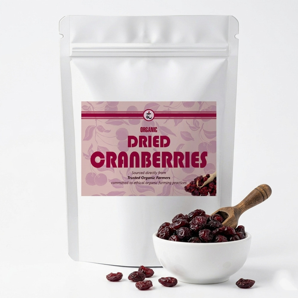 Organic Dried Cranberries 250g