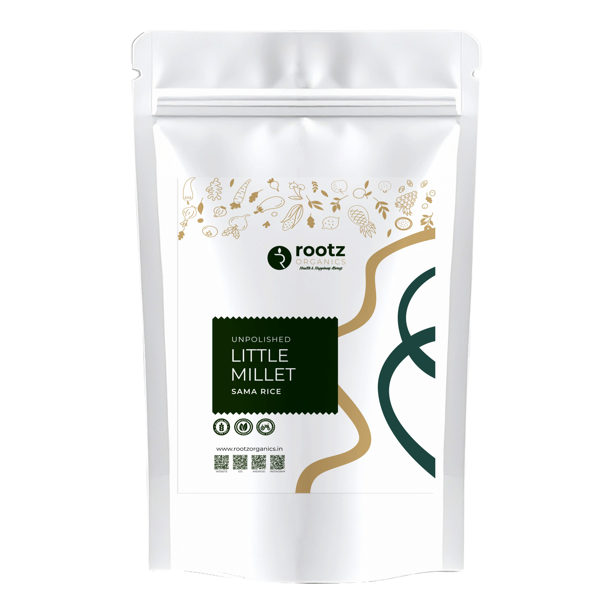 Organic Unpolished Little Millet (Sama Rice) 500g