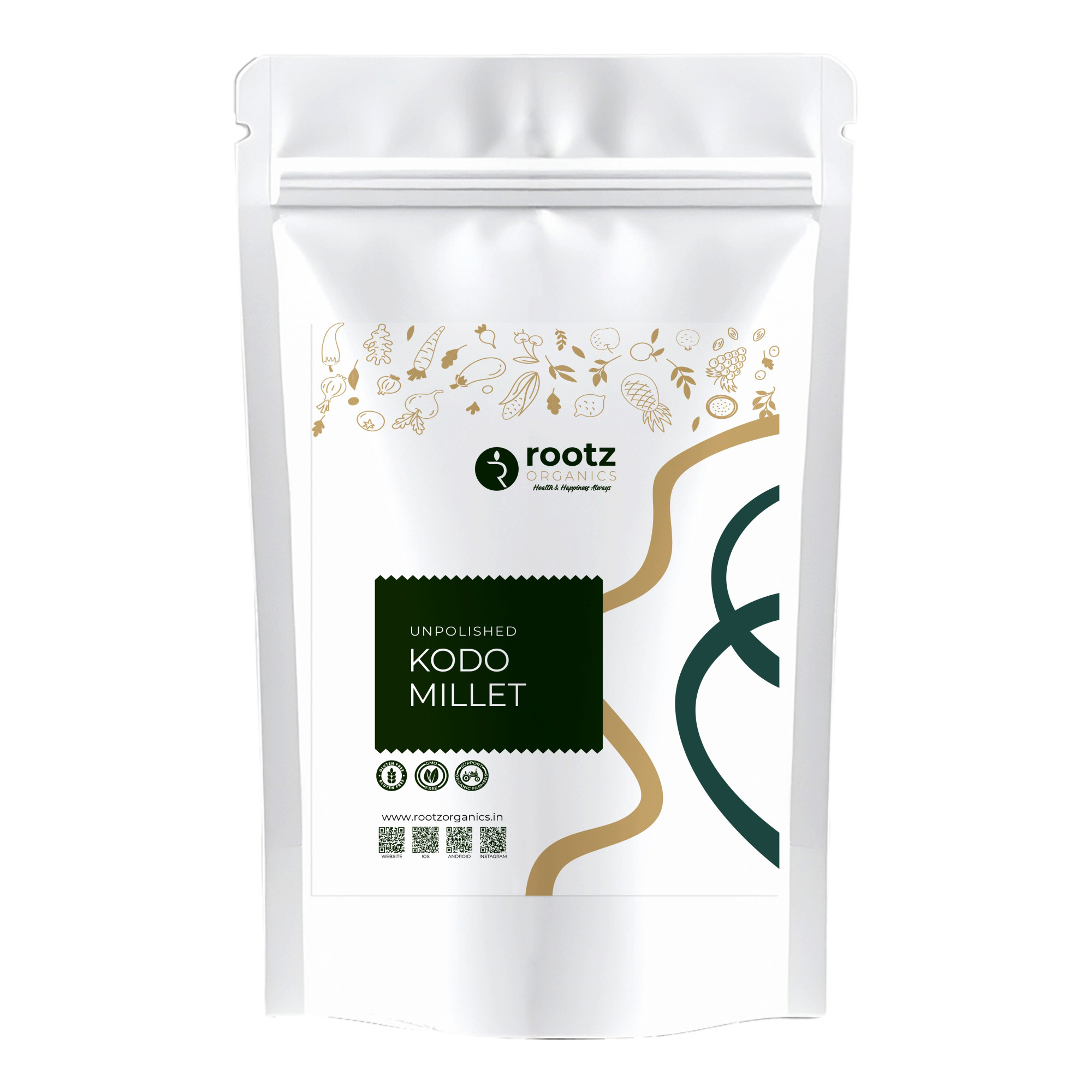 Organic Unpolished Kodo Millet  500g