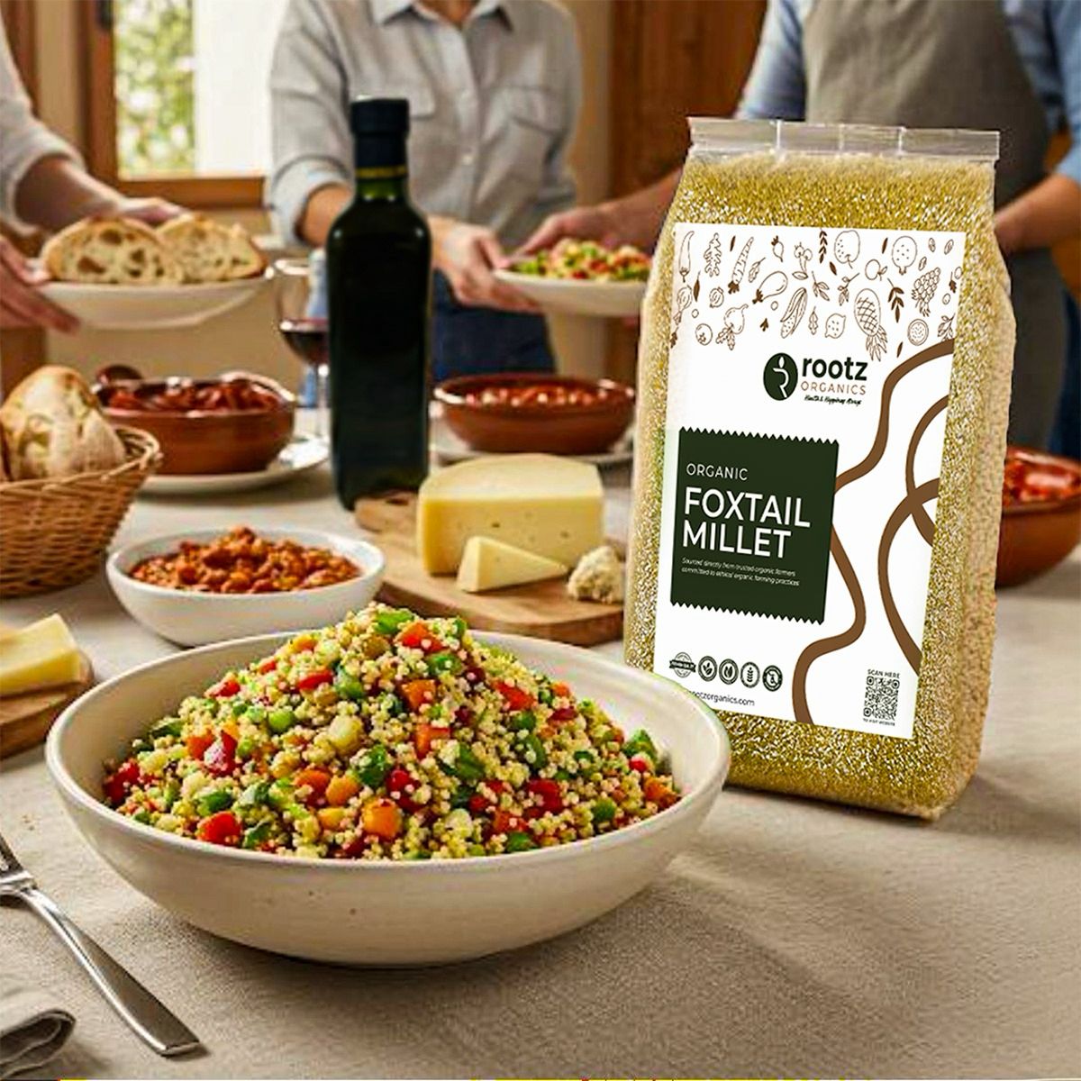 Organic Unpolished Foxtail Millet  500g