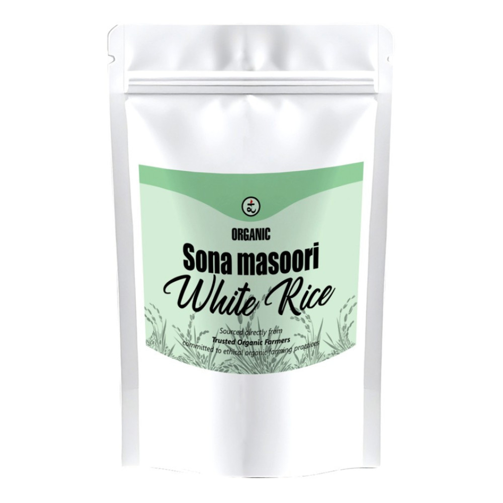 Organic White Rice Sonamasoori 1.8kg