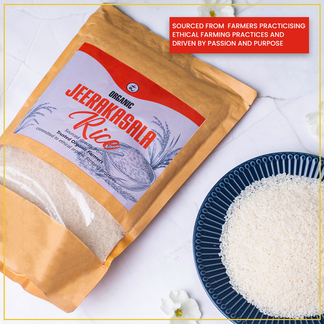 Organic Jeerakasala Rice 900G