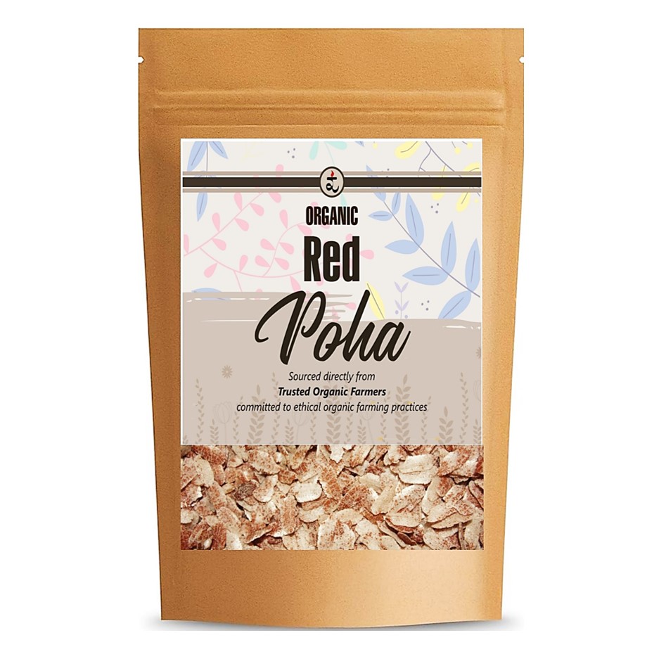 Organic Red Poha 900G