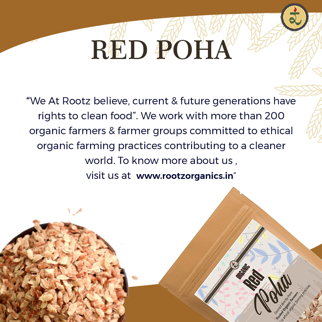 Organic Red Poha 450G