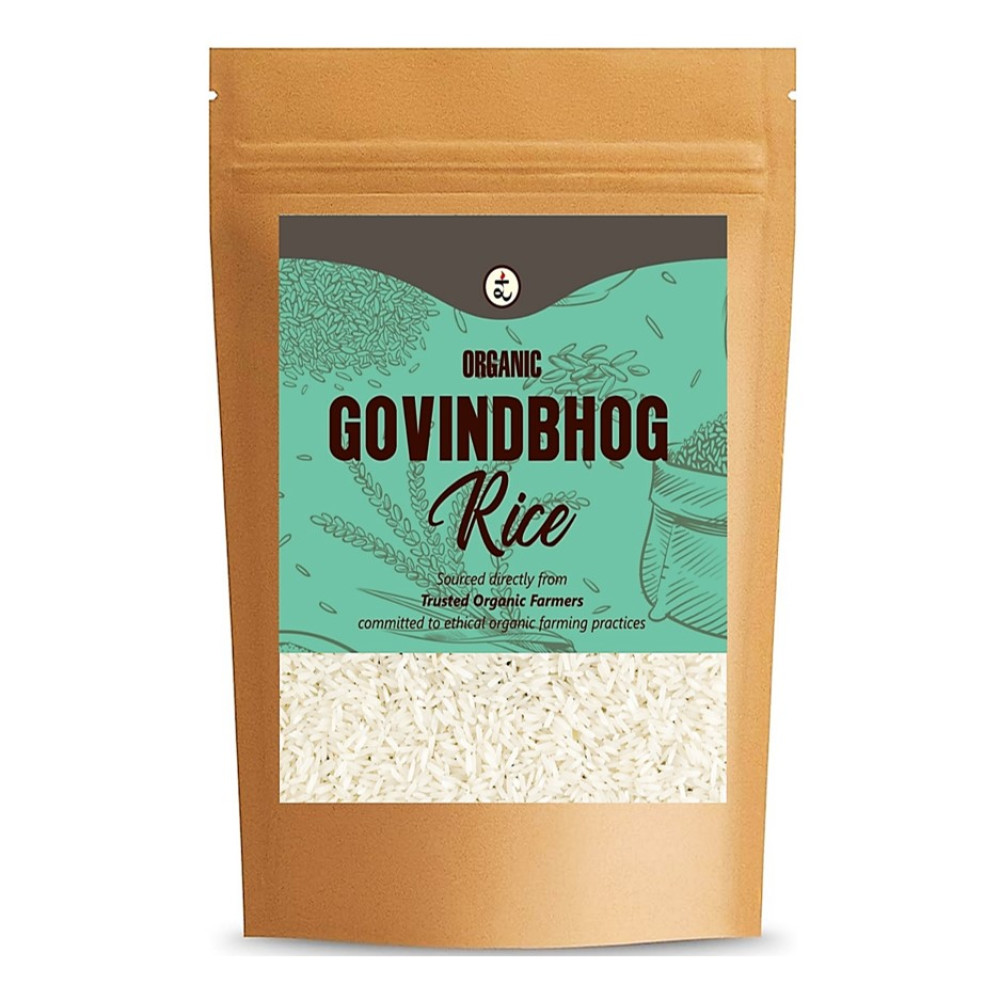 Organic Govindbhog Rice 1.8KG- Pure Aromatic Small-Grain Premium Rice ...