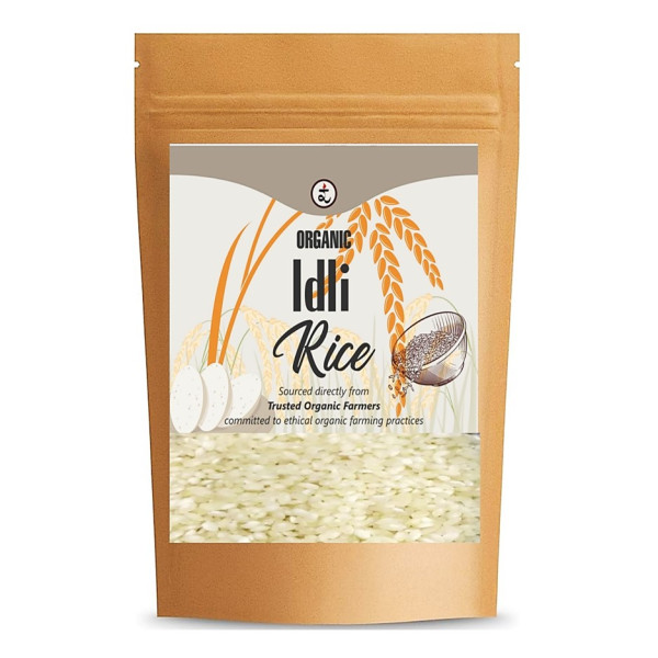 Image of Organic Idli Rice 1.8KG -Fermentation-Friendly &amp; Gut-Healthy Grain | Perfect Texture for Soft, Fluffy Idlis &amp; Crispy Dosas